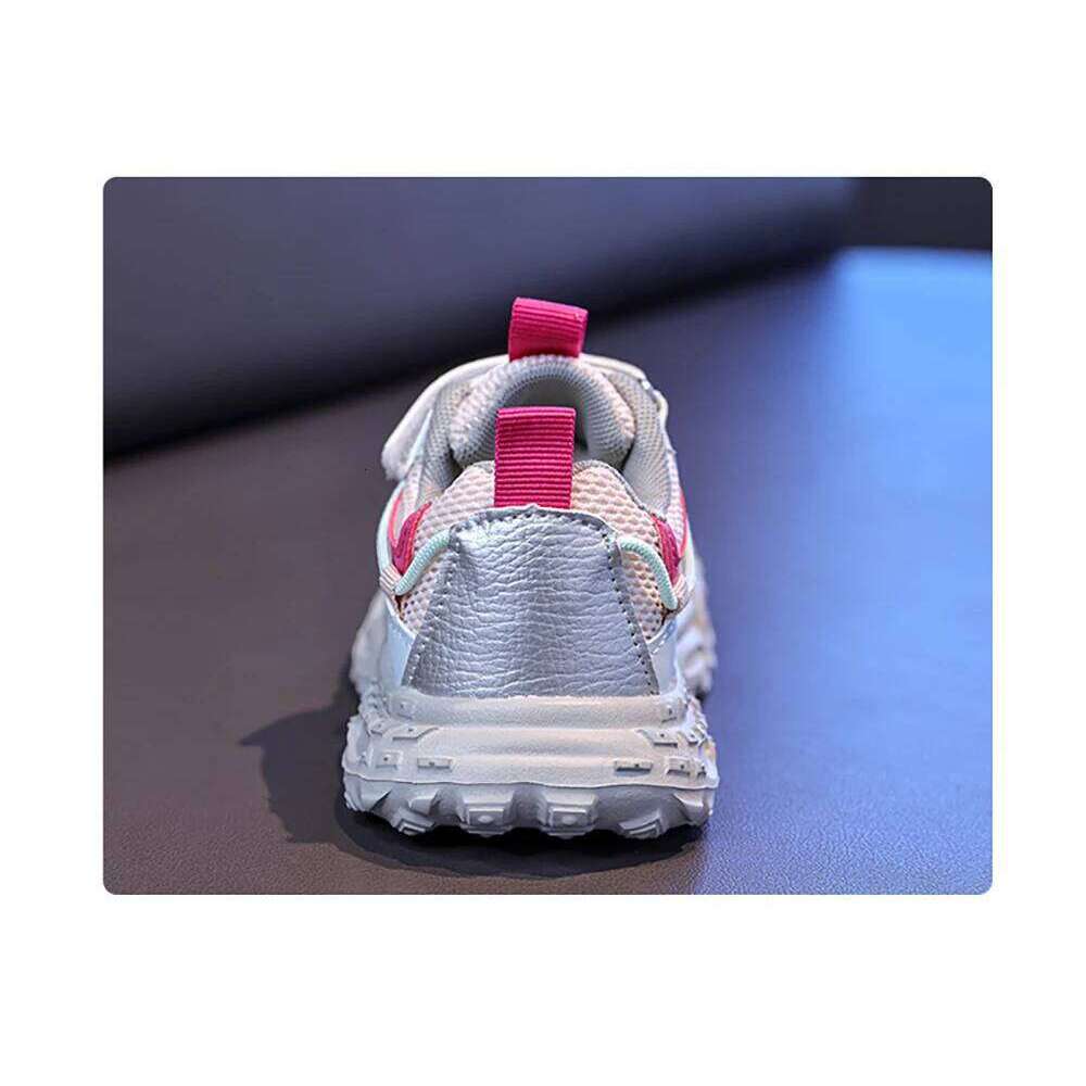 Spring Sport For Children PU Leather Waterproof Teenager Kid's Trend Fashion Boy's Girl's Running Shoes Sneakers 26Y0304