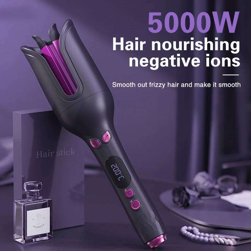 TINSOL 32MM Electric Rotary Iron Automatic Hair Curler Negative Ion Air Rotating Curling Bar Professional Styling Tool 26Y0306