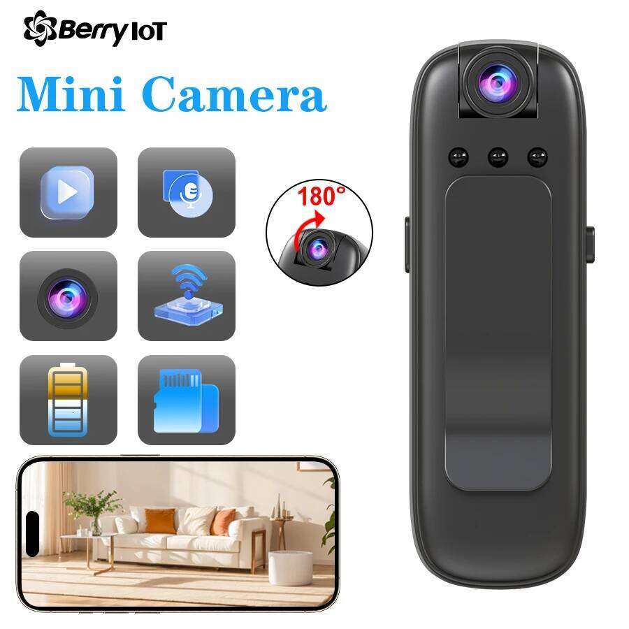 BERRY IOT Mini 1080P Wireless WIFI Surveillance IP Camera HD Night Vision Recording Video Human Shape Detection 26W0306