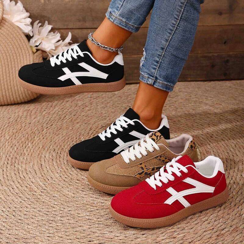 2025 Spring New Women's Fashion Simple Vulcanized Outdoor Anti slip Comfortable Casual Shoes