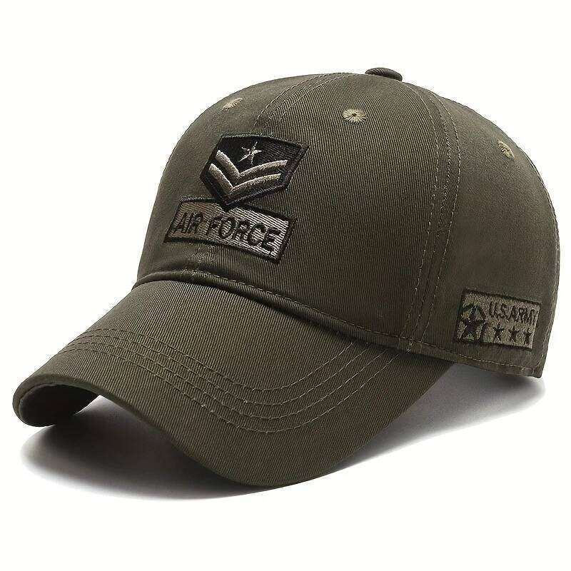 Unisex AIR FORCE Arrow Embroidery Baseball Caps Spring and Autumn Outdoor Adjustable Casual Hats Sunscreen Hat Y260304