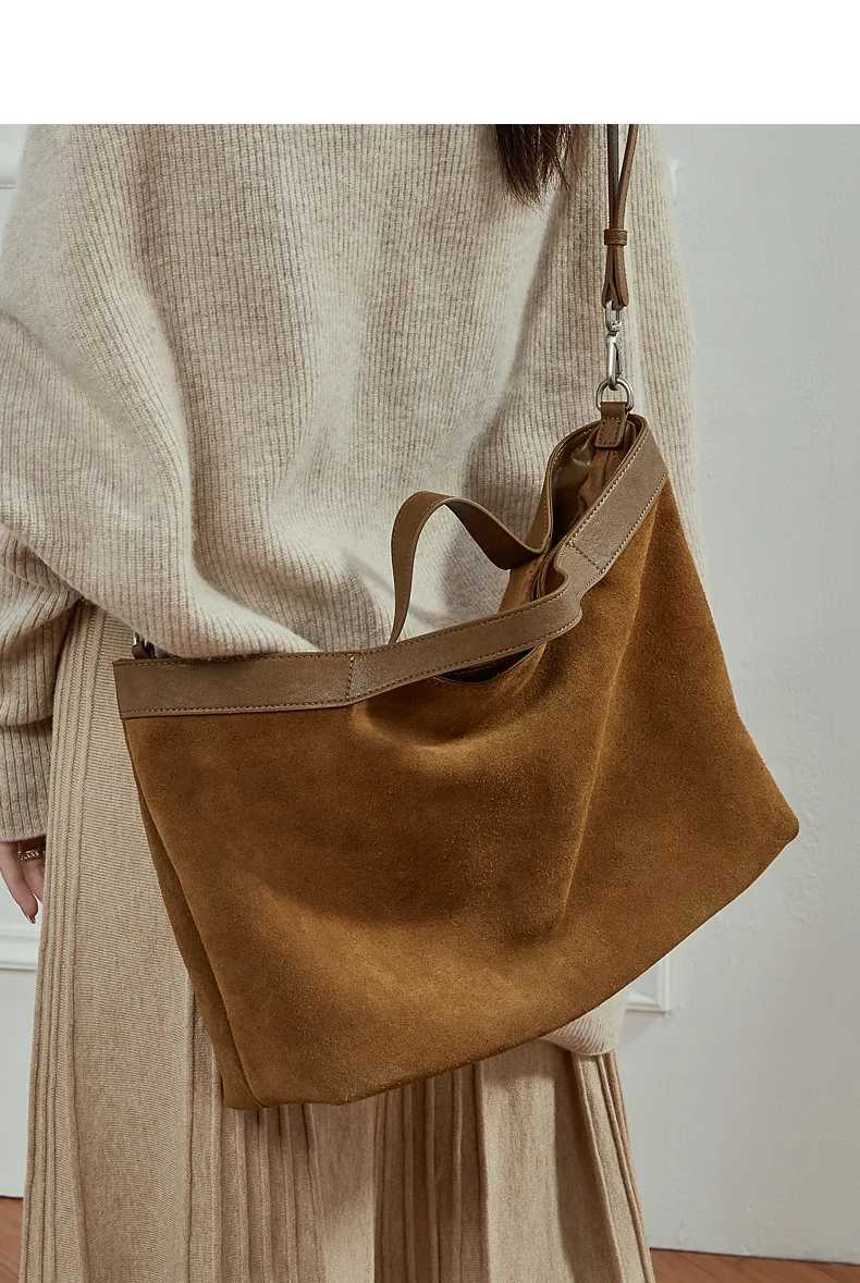 Genuine leather women Handbags Large Capacity female Shoulder Crossbody Bag Fashion Cowhide commuting big totes bolsas H260306