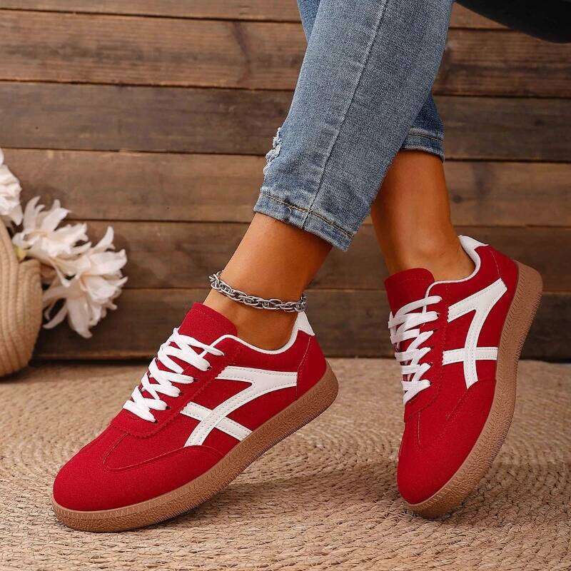 2025 Spring New Women's Fashion Simple Vulcanized Outdoor Anti slip Comfortable Casual Shoes