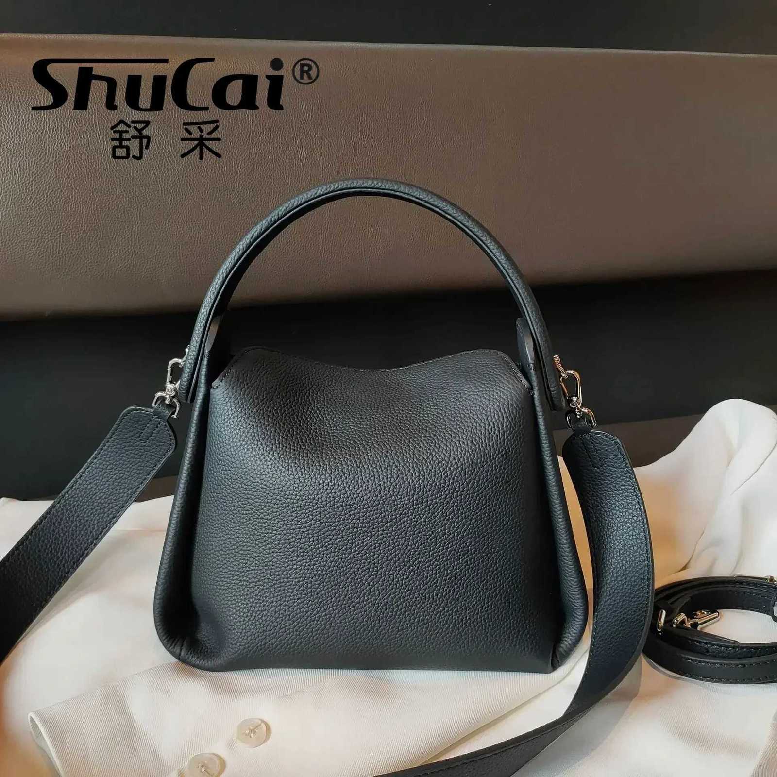 Genuine Leather Womens Desiger Bag Unique Cigarette Box Design Cowhide Ladies Shoulder Crossbody Bags Female Handbag New H260306