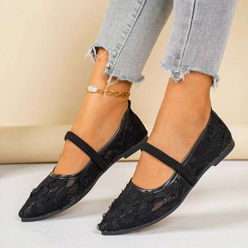 Spring 2025 New Women's Pointed Fashion Casual Single Comfortable Soft soled Flat Shoes