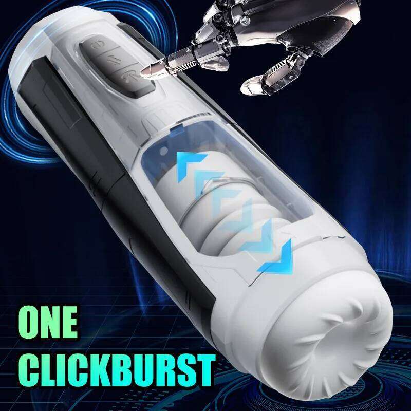 7 Thrusting & Vibrating Stimulation Modes Sex Toys Male Masturbator Cup For Mens Realistic 3D Sleeve for Man Pleasure Adult Toy W260305