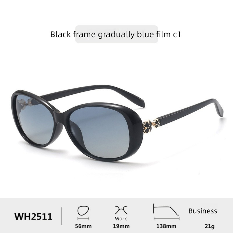 2026 New Designer Luxury Brand Women's Polarized Sunglasses Classic High End Street Style Elegant Multi Functional Gradient Sunglasses Factory Wh