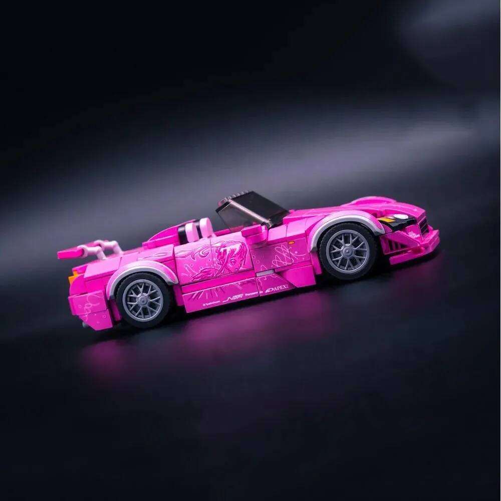 passion series 365PCS MOC DIY supercar Suki's S2000 Building Blocks sports car Assembly model toy brick Children's birthday gift Z260306