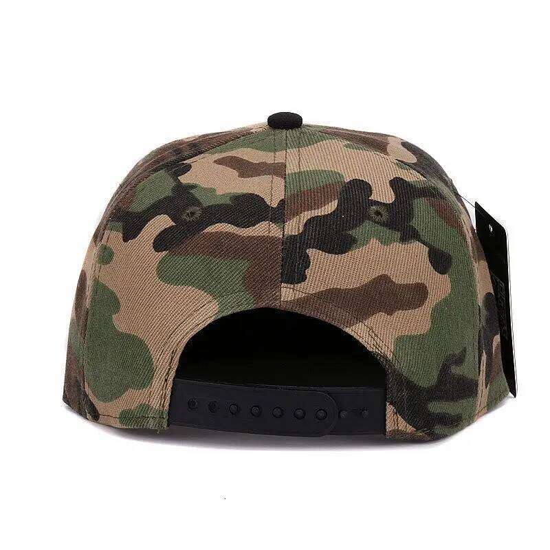 HATLANDER Camouflage snapback polyester blank flat camo baseball with no embroidery mens cap hat for men and women Y260304