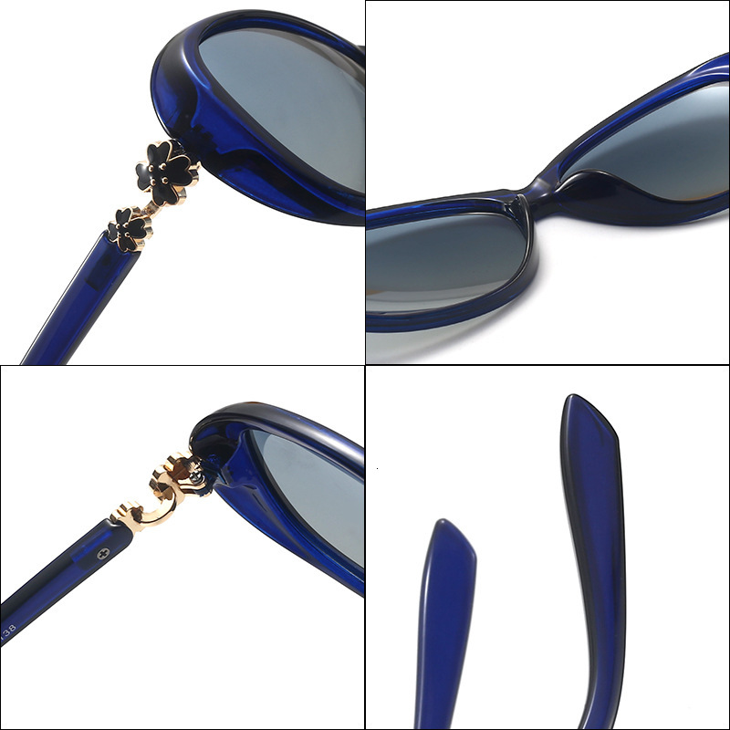 2026 New Designer Luxury Brand Women's Polarized Sunglasses Classic High End Street Style Elegant Multi Functional Gradient Sunglasses Factory Wh