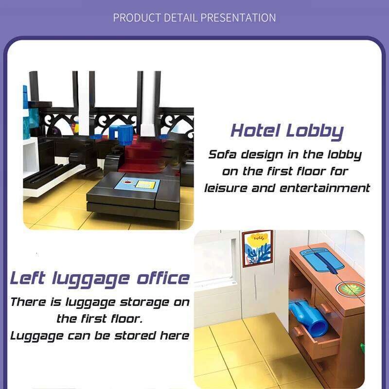 MOC Creative Architecture Building Blocks Flower Street European Style Villa Ideas Brick Toy For Friends Z260306