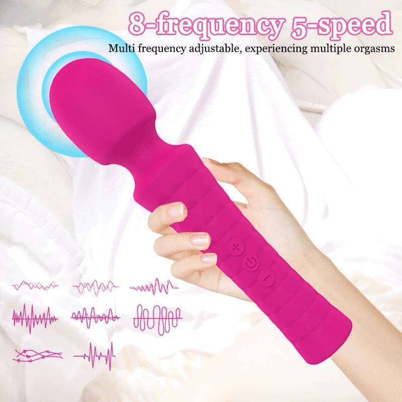 Powerful Vibrator AV Magic Wand Clitoris Stimulator Female G Spot Massage Stick Erotic Sex Toys For Women Adult Product W260305