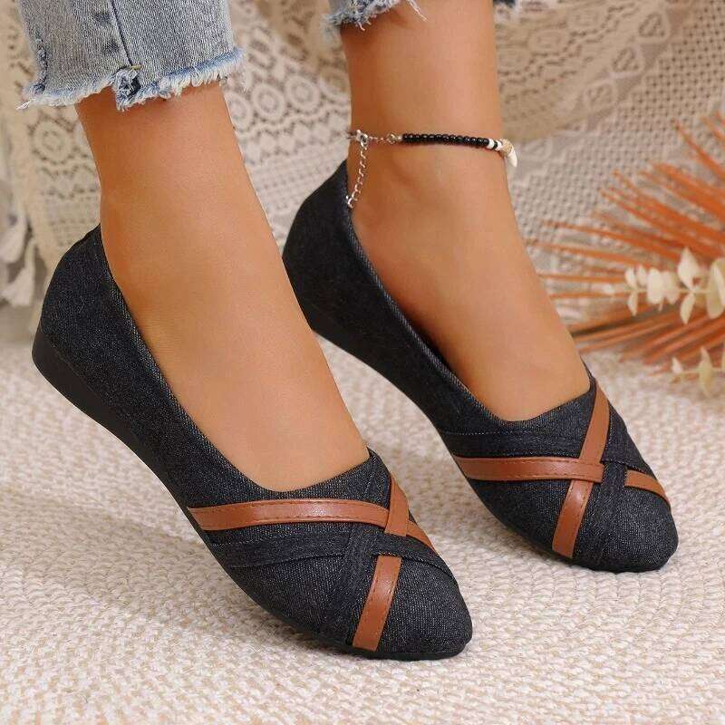 2025 Spring and Autumn New Fashionable Breathable Comfortable Flat Anti slip Soft soled Women's Casual Shoes
