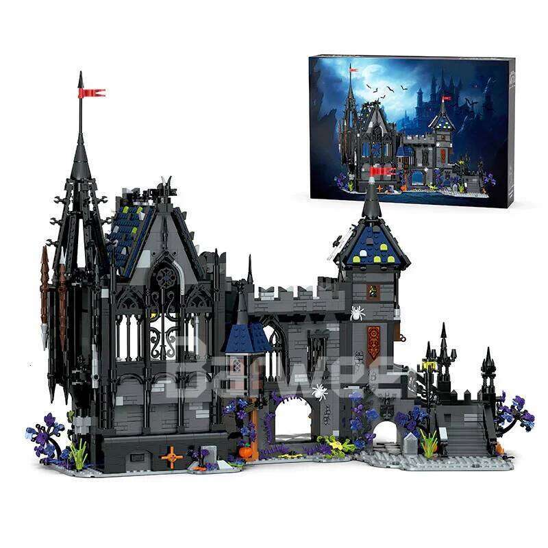 Movie Medieval Vampire Gulad Castle Set,City Architecture Modular Building Block Gift for Adults Kids 3007PCS Z260306