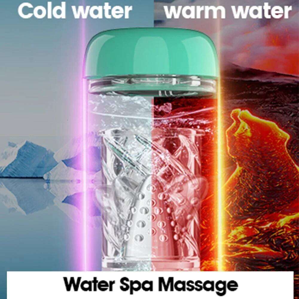 Electric Automatic Telescoping Male Masturbator Cup Sucking Rotation Blowjob Machine Penis Vagina Vibrating Massager Sex Toy W260305