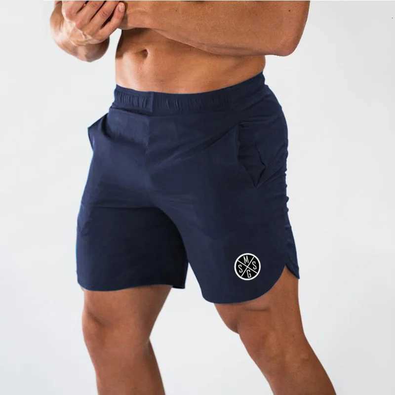 Muscleguys Mens Board Shorts Slim Beach Bermuda Sports Wear Short Men Gym Shorts Quick Dry Joggers Sweatpants Fitness Shorts X260306