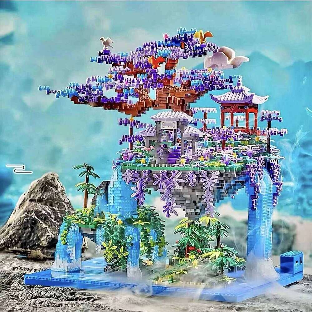 2899-Piece Magic Fairy Pavilion Building Blocks, Challenging Model Kit, Durable Abs Construction Toy, Ideal Birthday Gift Z260305