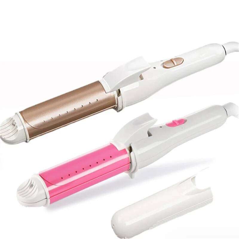 Multifunction 3 In 1 Gold Ceramic Curling Iron Curler Professional Styling Tools Hair Straightener Heated Roller 26Y0305