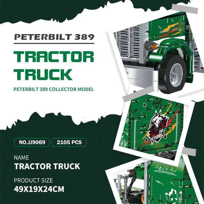 Static Version DIY Trailer Truck Front Model Building Block Technical Educational Assembly Toy Bricks For Boys Holidays Gifts Z260305