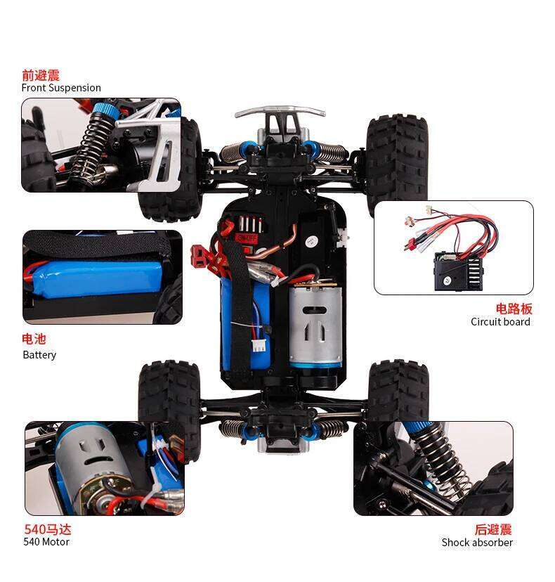 WLtoys A979-B 1:18 Electric 4WD Buggy Remote Control Radio-controlled Cars Highspeed RC Car 70km/h Off Road Truck C260305