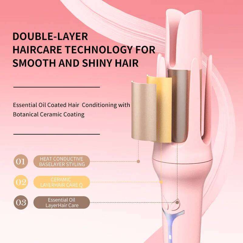 Automatic Curling Iron 32 mm Big Roll Anion Ceramic Hair Curler 4-Speed Adjustable Fast Heating Fashion Styling Tools 26Y0305