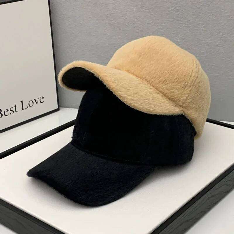 Autumn Winter Hats For Men Baseball Caps Women Velvet Solid Color Snapback Unisex Fashion Accessories Sport Casual Y260304