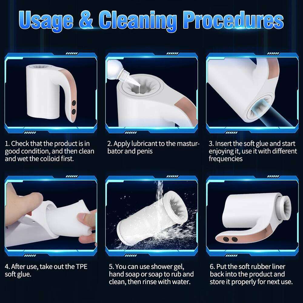 Automatic Male Masturbator Cup 10 Telescopic Rotation Modes Real Oral Vagina Blowjob Machine Masturbation Adult Sex Toys for Men W260305