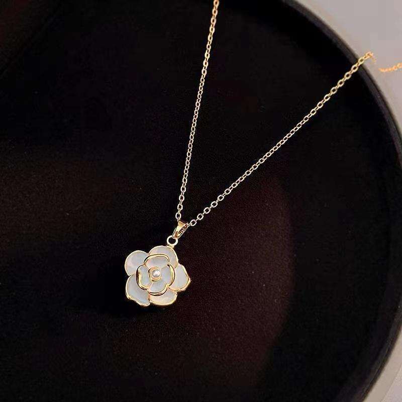 New Elegant Pearl Floral Jewelry 3 Piece Set, Ring & Pendant For Women