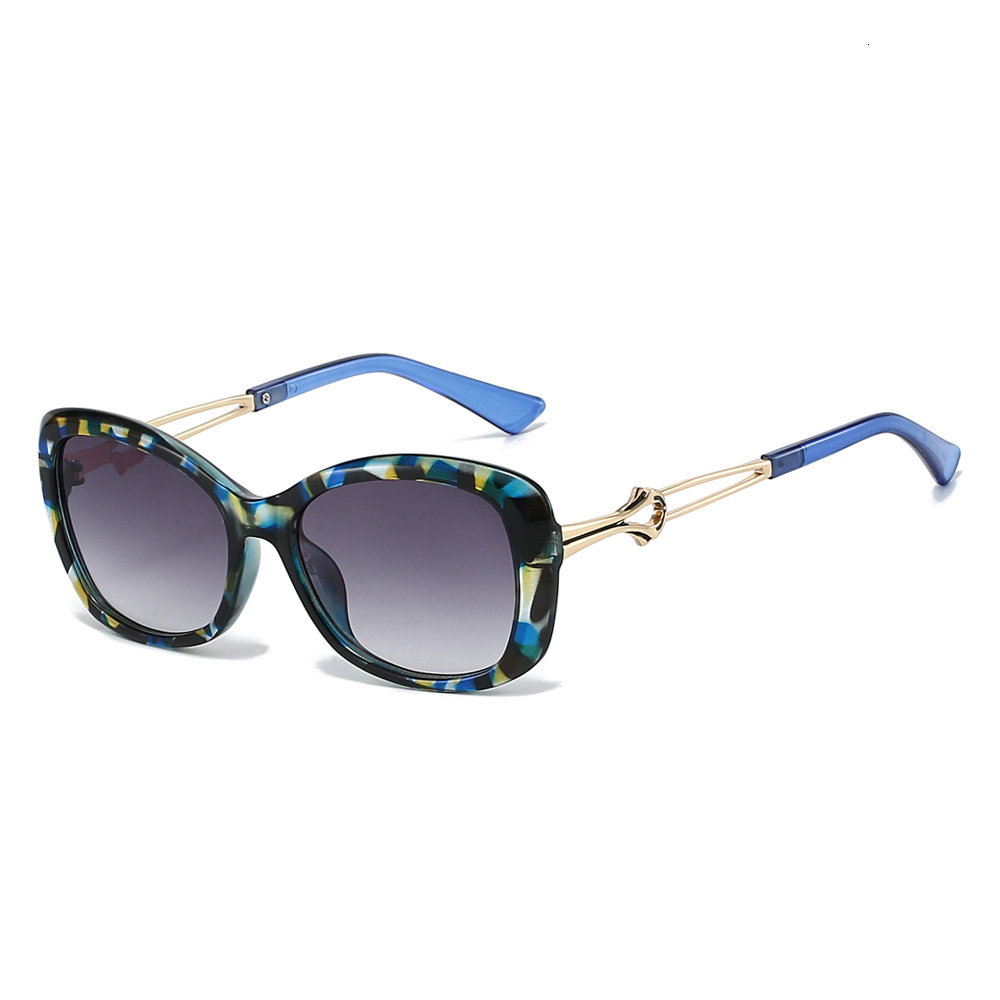 New 25 European American trendy sunglasses, fashionable, UV-protective, high-end, popular for street photography and outdoor cycling