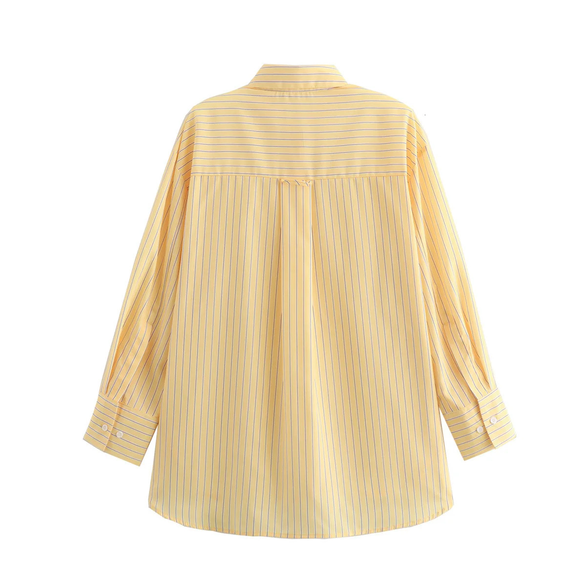 Womens Long Sleeve Blouse Casual Loose Button up Y2K Korean Style Top Blusas Mujer Fashion Inszartrafs Woman Shirt Blouses 260306