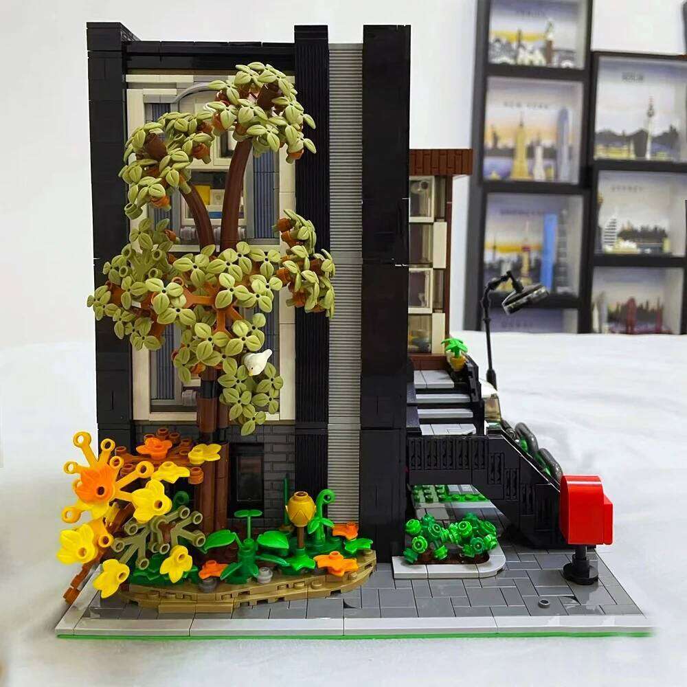 MOC-107015 Creative Expert 'HEA-ON-JEA' Villa Modular City Architecture Building Blocks Model Street View Sets Kid Toy Boys Gift Z260306