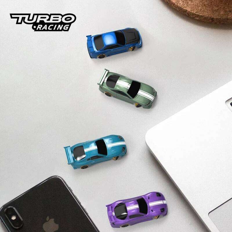 Turbo Racing 1:76 C65 C64 C63 C61 C62 C72 C73 C74 C75 RTR Flat Running Toys on Road RC Drift Car W/ Gyro Radio For Kids Adults C260305