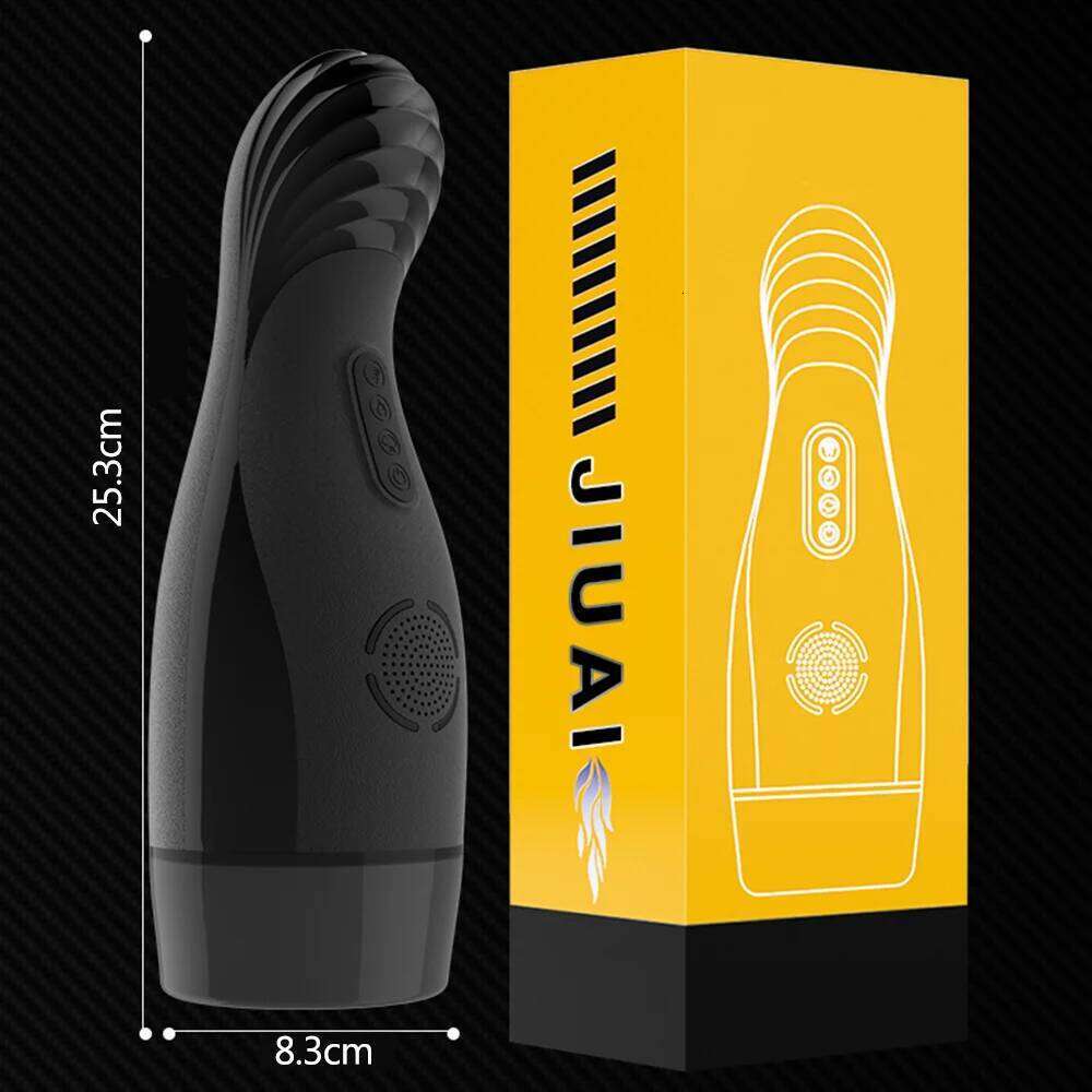 For Men Oral Sucking Heated Male Cup Sexy Voice Vaginal Penetration Masturbator Toys Adult Goods Sex Shop W260305