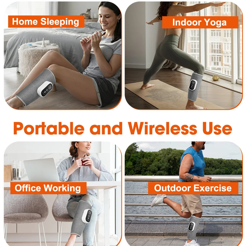 Air Pressure Calf Massager 3 Modes Electric Airbag Compression Leg Massager Calf Foot Massager Muscle Relax Blood Circulation 260304
