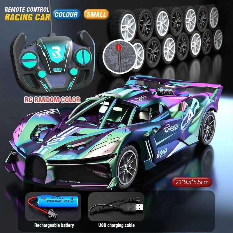Rc 4Ch High-Speed Remote Control Drift Racing Car Electric Sportscar Toy Vehicle Model Toys for Boys Kids Birthday Gift C260305