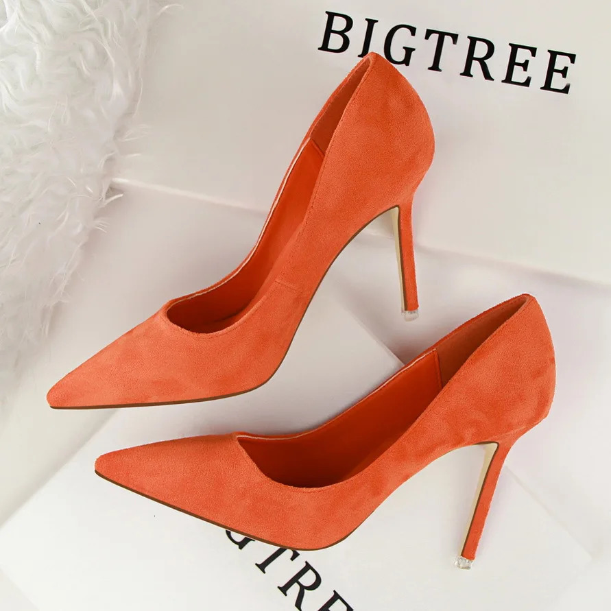 BIGTREE Shoes Women Pumps Fashion High Heels For Women Shoes Casual Pointed Toe Women Heels Stiletto Ladies Chaussures Femme 260306