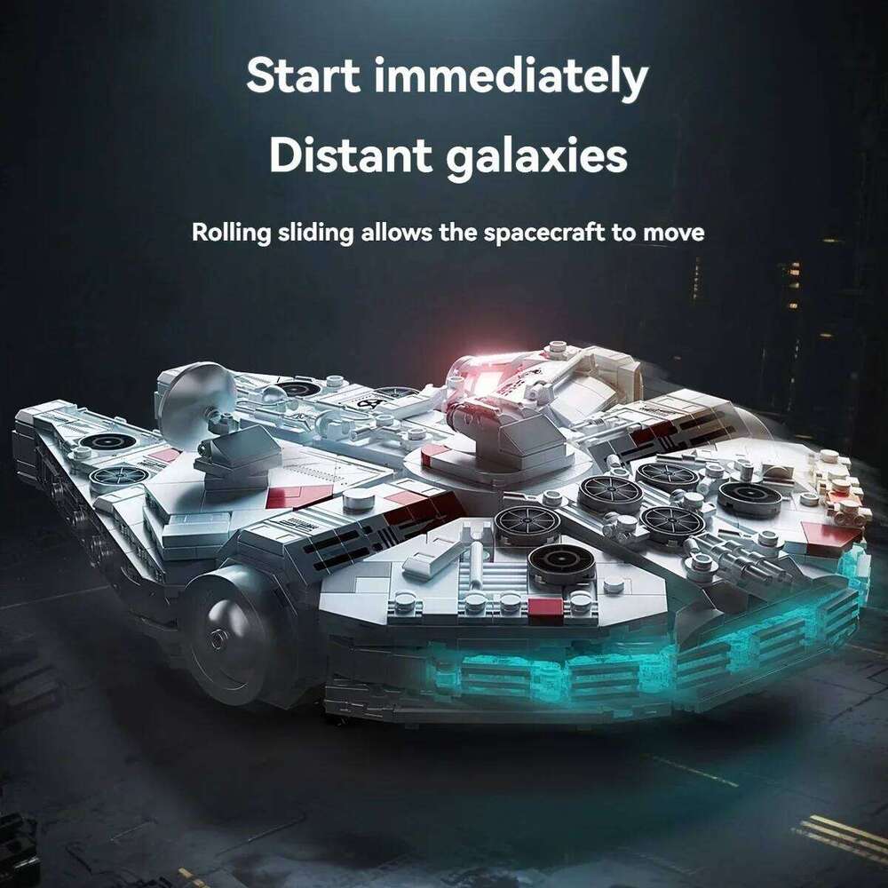 TOYLINX Hot Building Blocks 1361PCS Kits Millennium Falcon Bricks Christmas Birthday Holiday Boys Education Toys Gifts Z260305