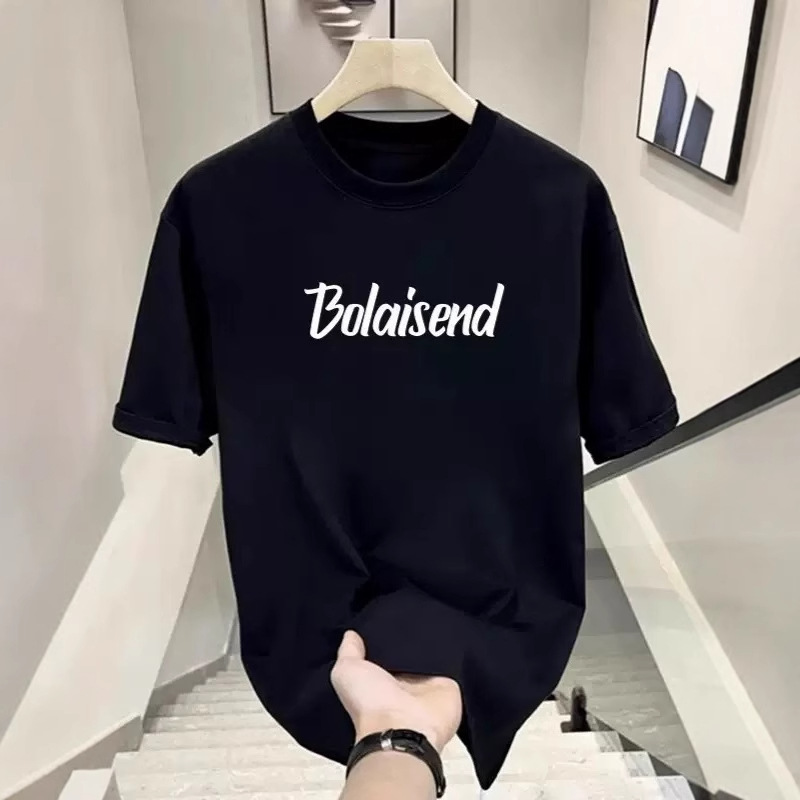 European and American trendy brand short-sleeve ins pure cotton new style summer men's printed T-shirt fashionable unisex versatile crew neck T-s