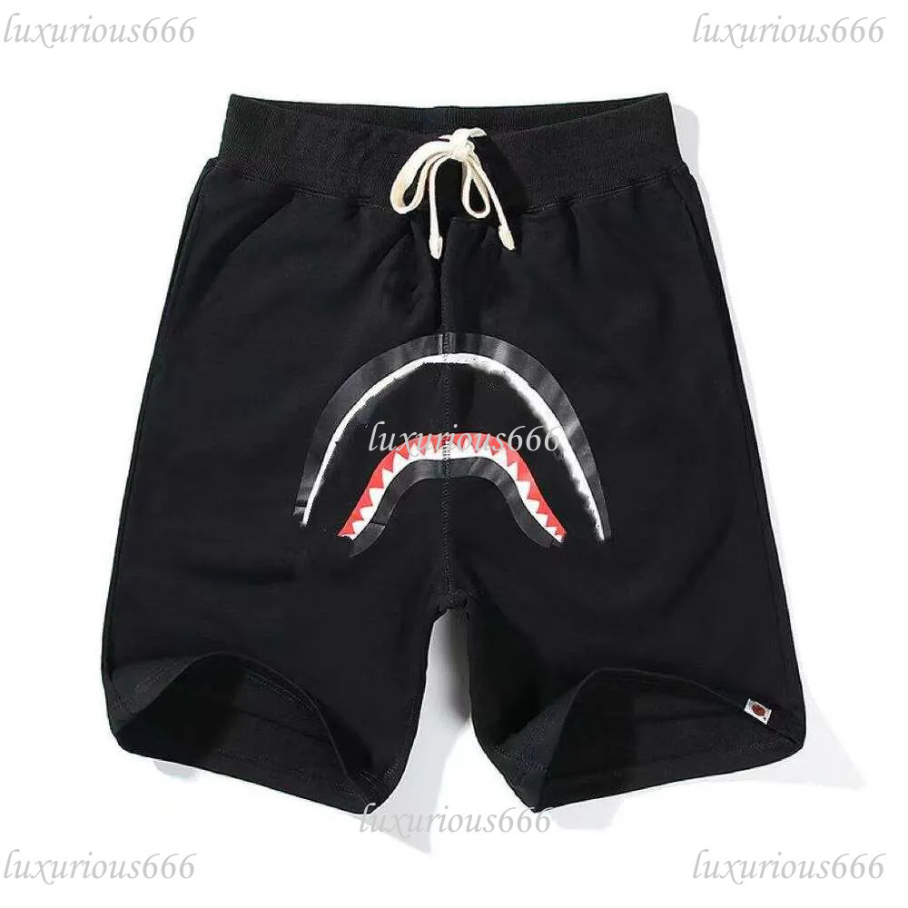 Bapesly Shark Shorts Bapeity High Quality Fashion Casual Y2k Streetwear Knee Sweatpants Unisex Loose Camo Shorts Full Print Camouflage Baps App Short Pants bf5