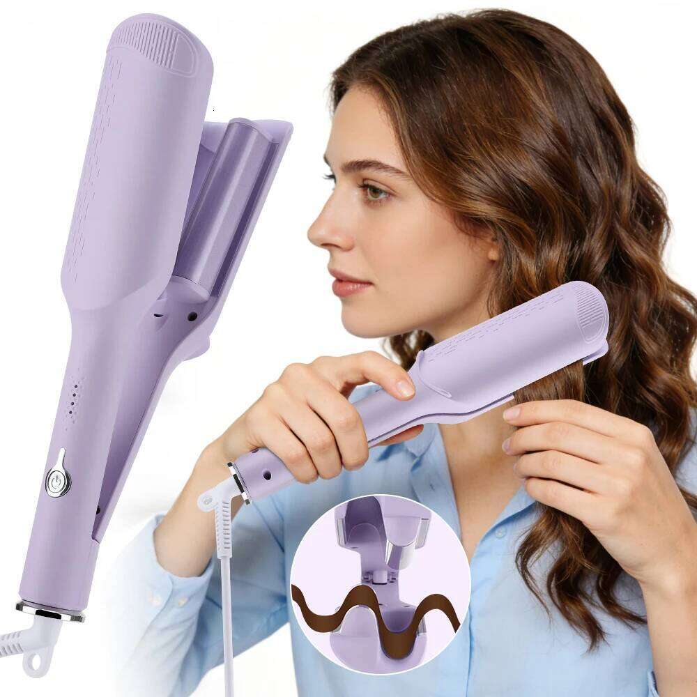 32MM Hair Curler Tool Roll Lasting Styling Fast Heating Deep Wave Electric Curling Iron 4 Temperature Adjustable 26Y0305