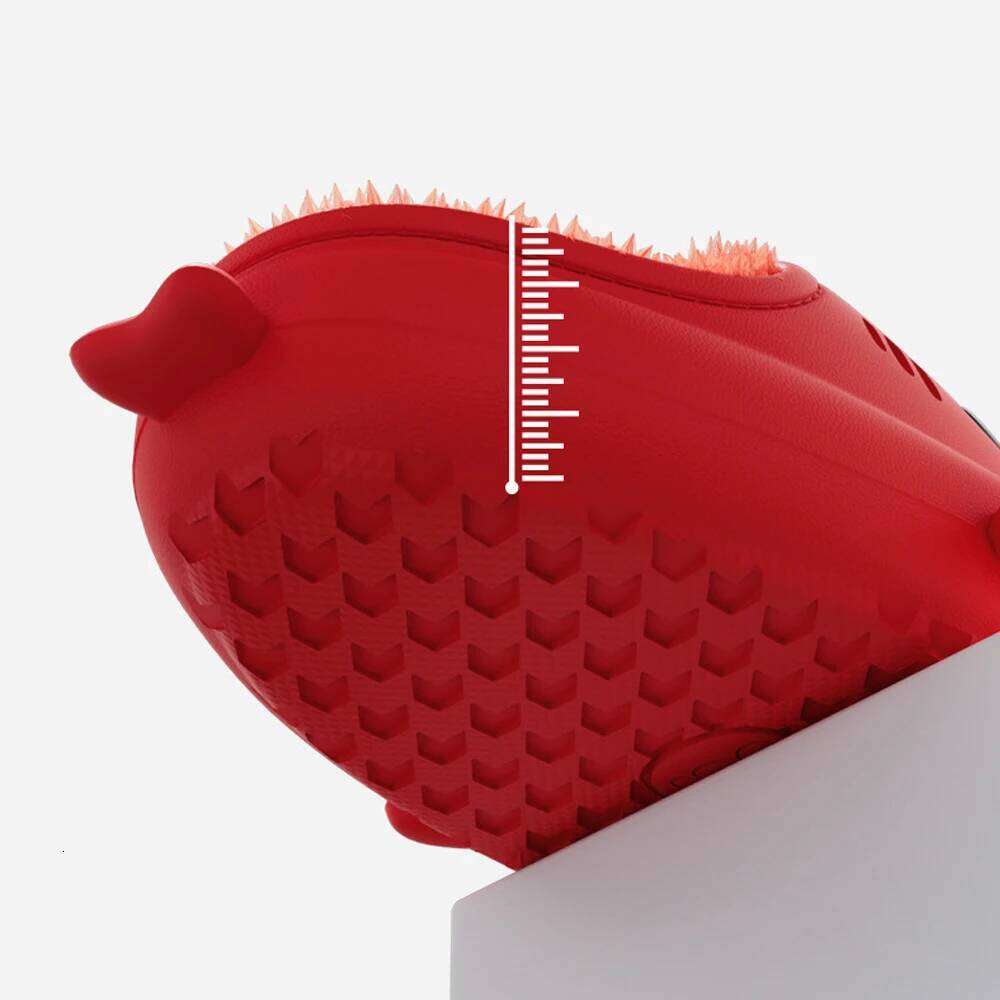 Litfun Plush Slippers Women Men Winter Cozy Fur Cartoon Furry Home Shoes Platform Waterproof Shark Slides