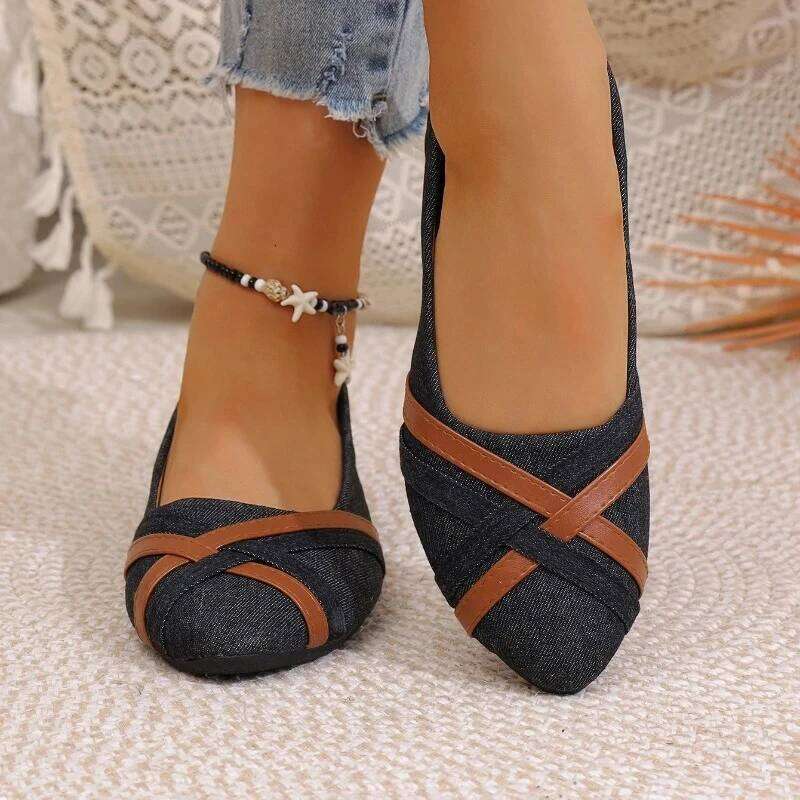 2025 Spring and Autumn New Fashionable Breathable Comfortable Flat Anti slip Soft soled Women's Casual Shoes