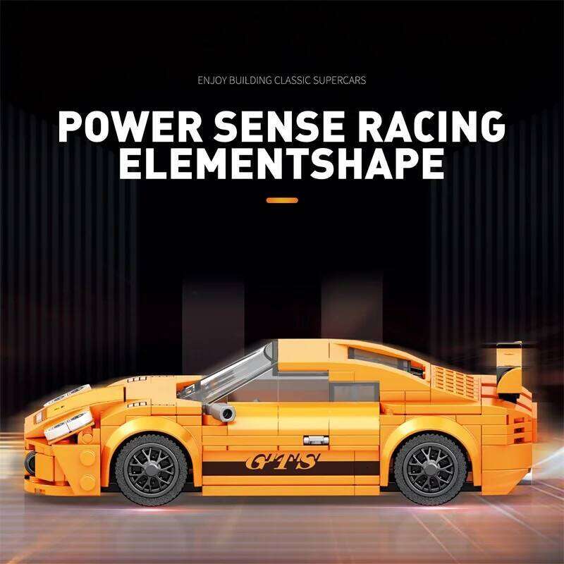 318PCS City Racing Building Blocks Supercar Sports Car Model Bricks Adult Desktop Display Children DIY Toys Holiday Gifts Z260305