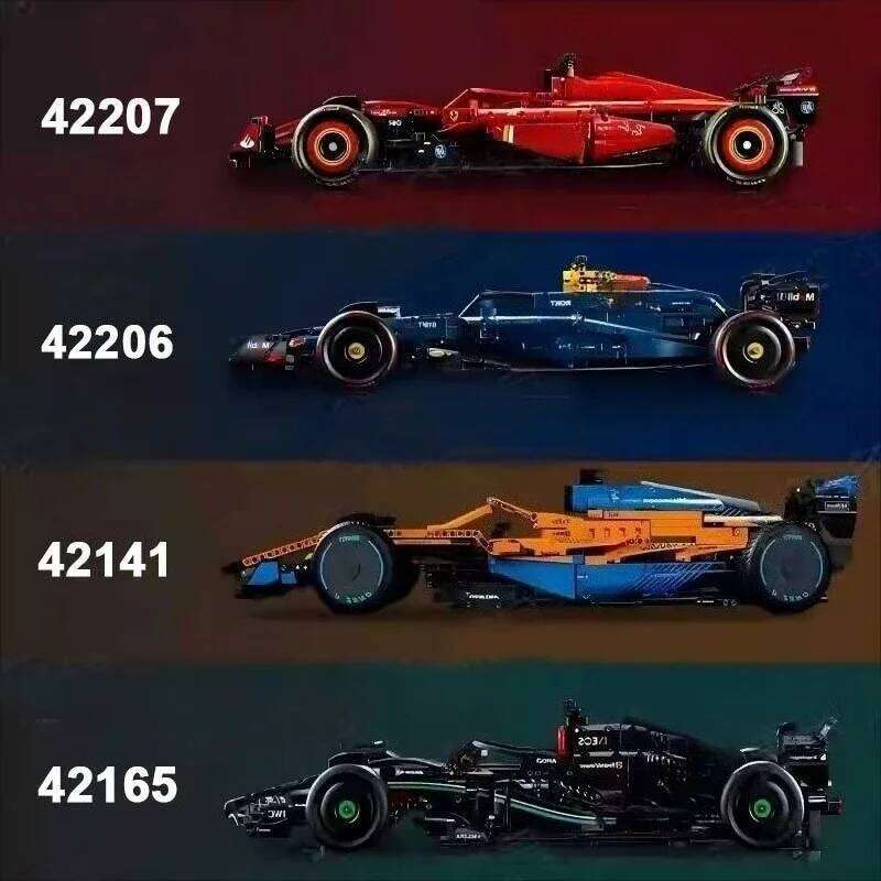 Technical RB20 SF-24 AMG-W14 E Performance Formula Racing Car Building Blocks Assemble Brick Toy Gift For Children Kids Z260305