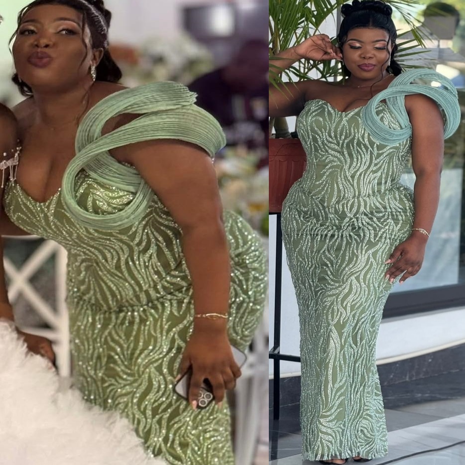 2026 plus size sage sheath mother of bride dresses one shoulder sequined evening party mamas dress vintage 50s birthday wedding guest groom mothers go