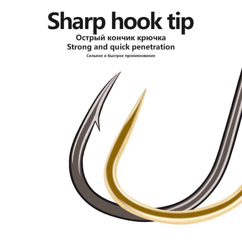 50pcs/Bottle Barbless Fishing Hooks 5H High Carbon Steel Material 0.1# 0.3# 0.5# 0.8# 1# 2# 3# 4# 5# Extremely Sharp Fishhooks S260305