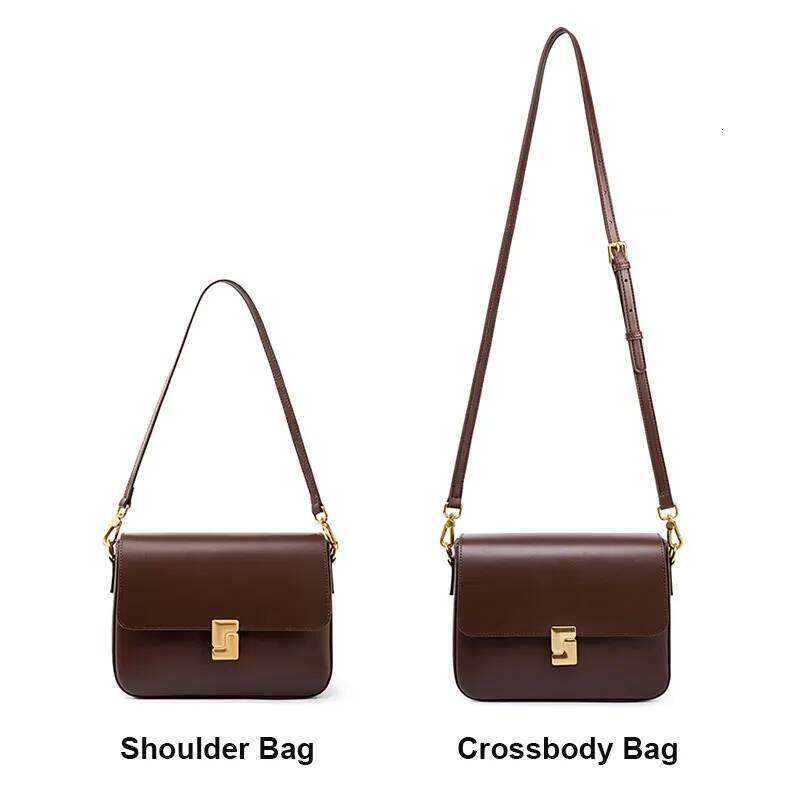 Genuine Leather Women S Luxury High Quality Shoulder Bag Women Cowhide Square Crossbody Bags Fashion Female Handbag TIANOUDAISHU