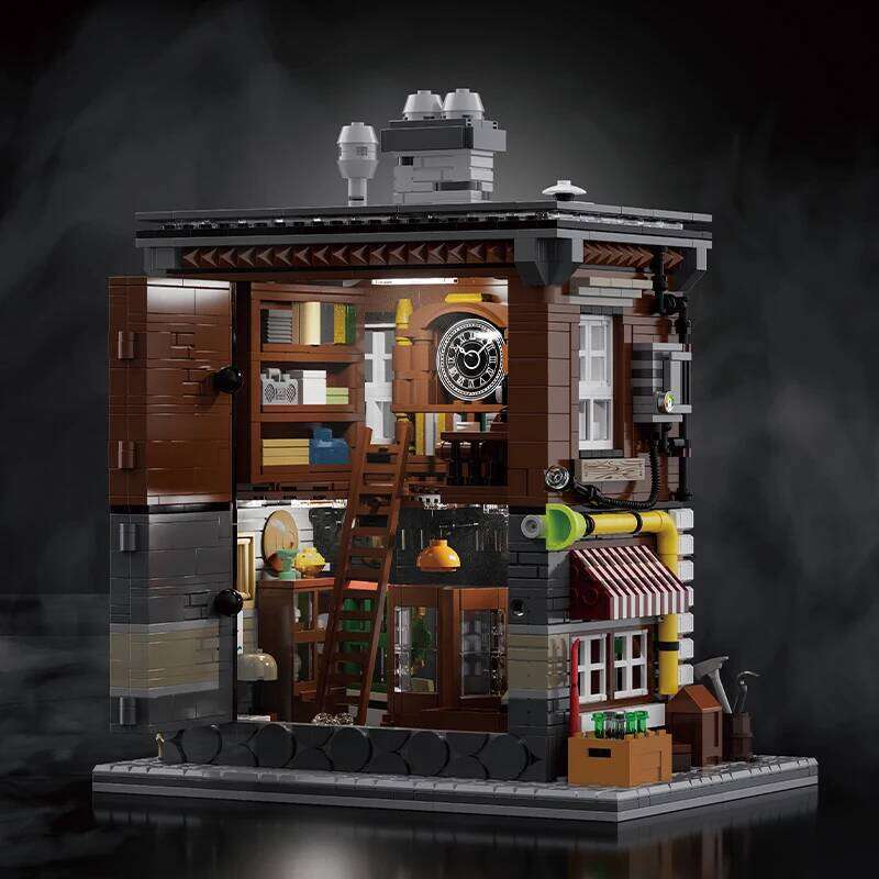 Antique Shop Building Blocks Medieval Streetview Modular Castle Moc Model Bricks Desktop Decoration Kids DIY Toys Holiday Gifts Z260305