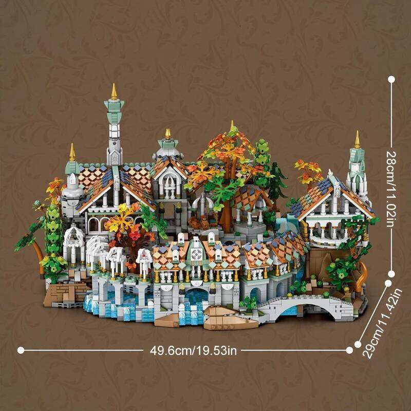 Movie Rivendell Medieval Castle Sets,City Modular Building Assembly Brick Blocks Model Kit,Toys Gifts Kid Adult 4406PCS Z260306