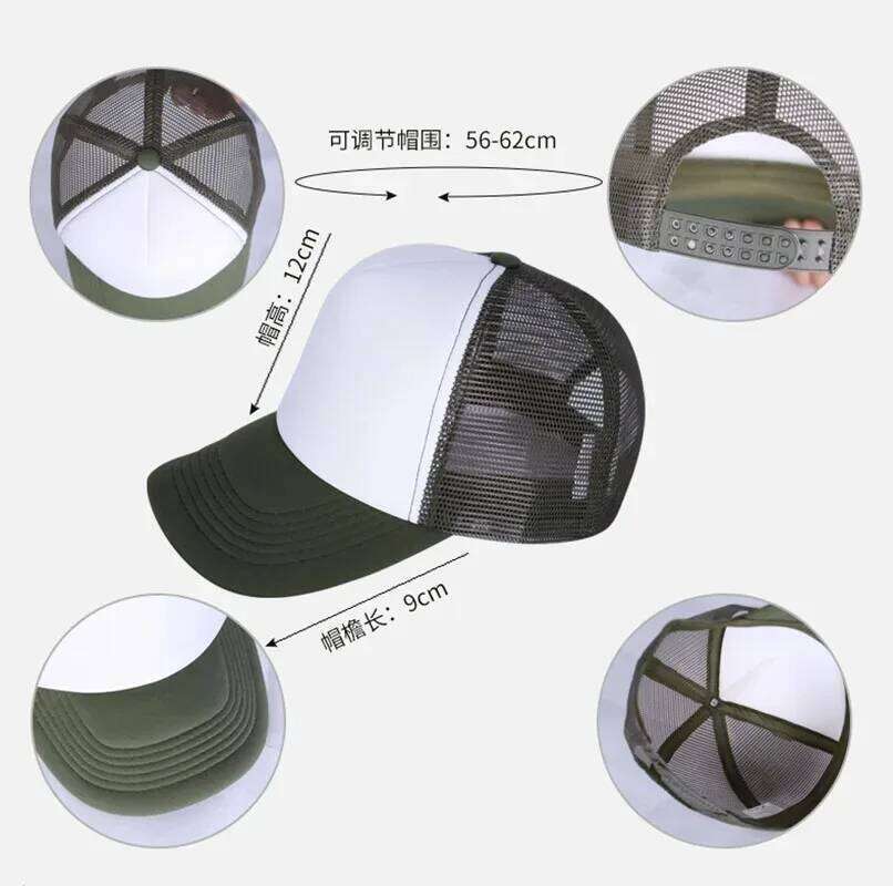 Custom Brand LOGO Personality DIY Print Trucker For Kids Net Baseball Cap Men Women Blank Mesh Adjustable Sun Hat Visor Y260304